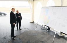 President Ilham Aliyev attended opening of main gas pipeline laid to Sumgayit (PHOTO/VIDEO)
