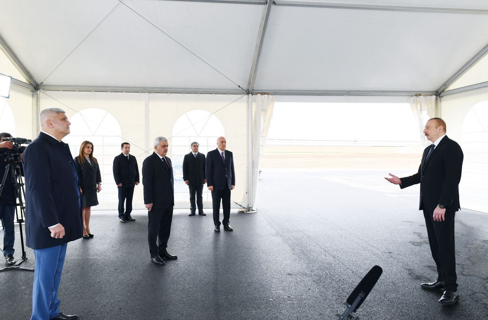 President Ilham Aliyev attended opening of main gas pipeline laid to Sumgayit (PHOTO/VIDEO)
