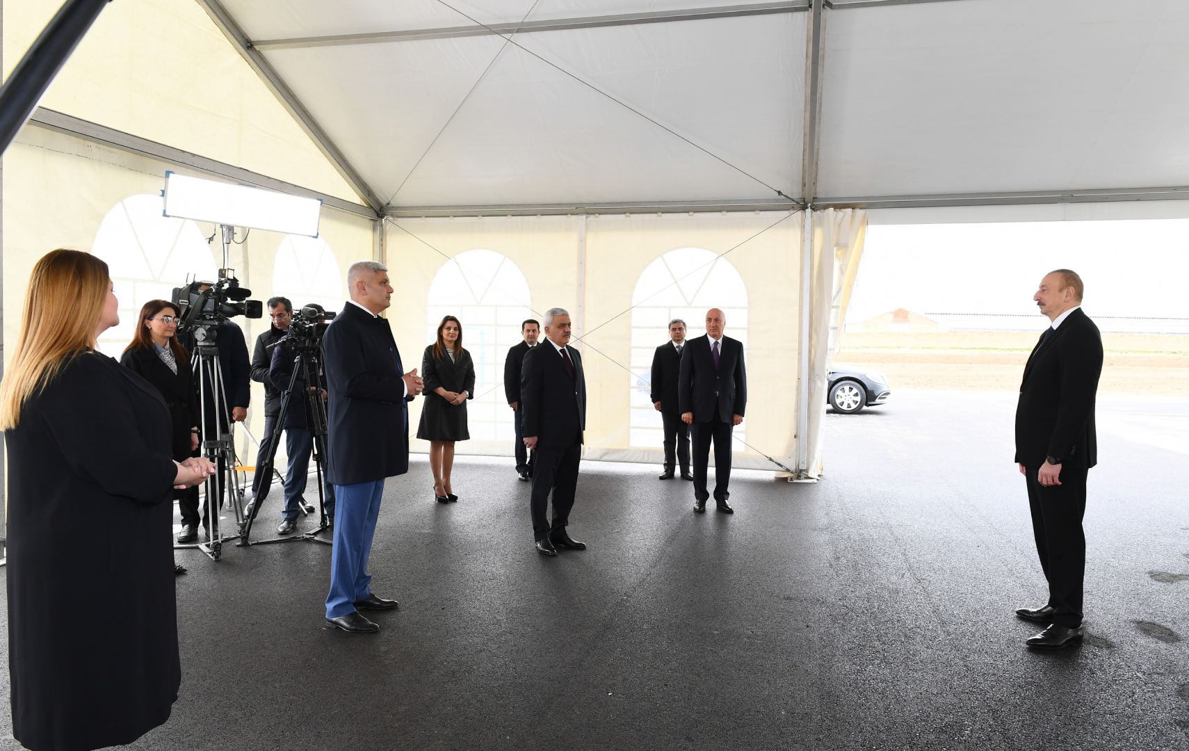 President Ilham Aliyev attended opening of main gas pipeline laid to Sumgayit (PHOTO/VIDEO)