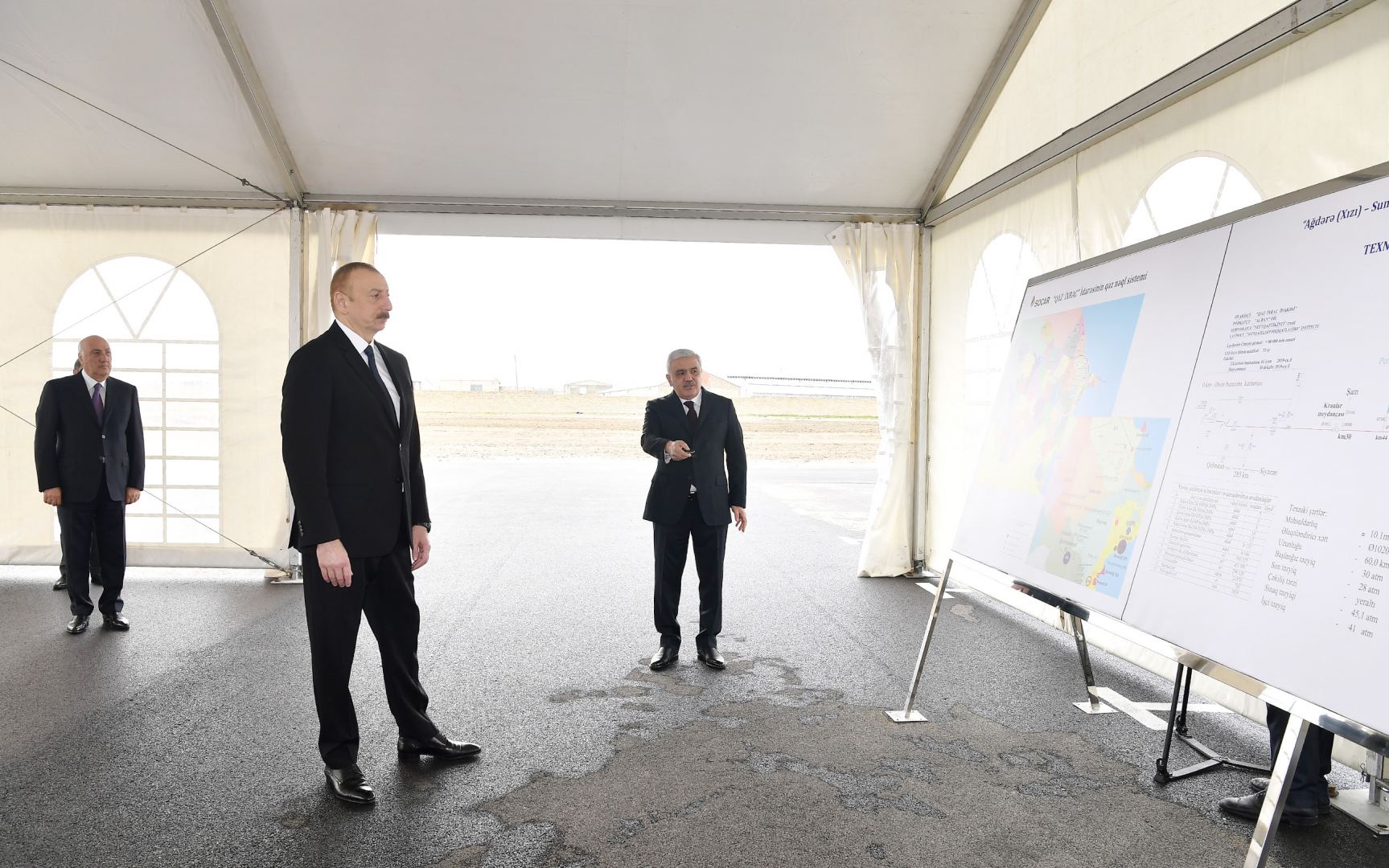President Ilham Aliyev attended opening of main gas pipeline laid to Sumgayit (PHOTO/VIDEO)