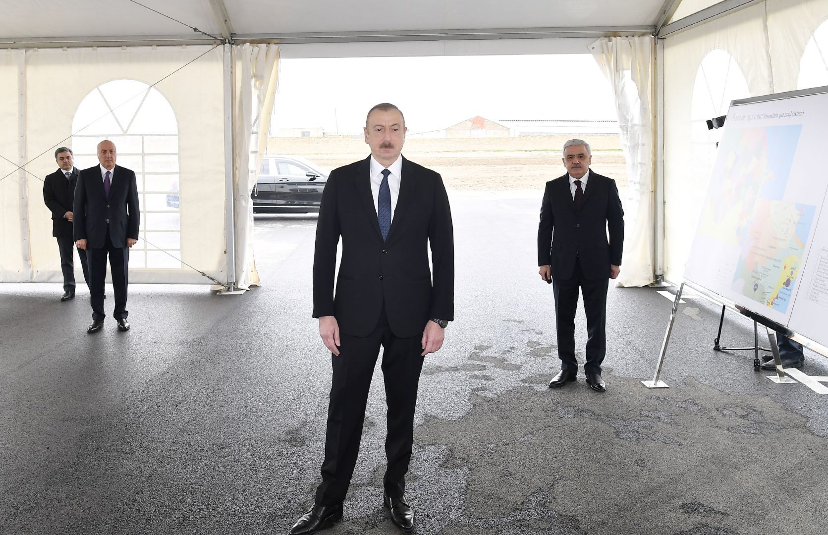 President Ilham Aliyev attended opening of main gas pipeline laid to Sumgayit (PHOTO/VIDEO)