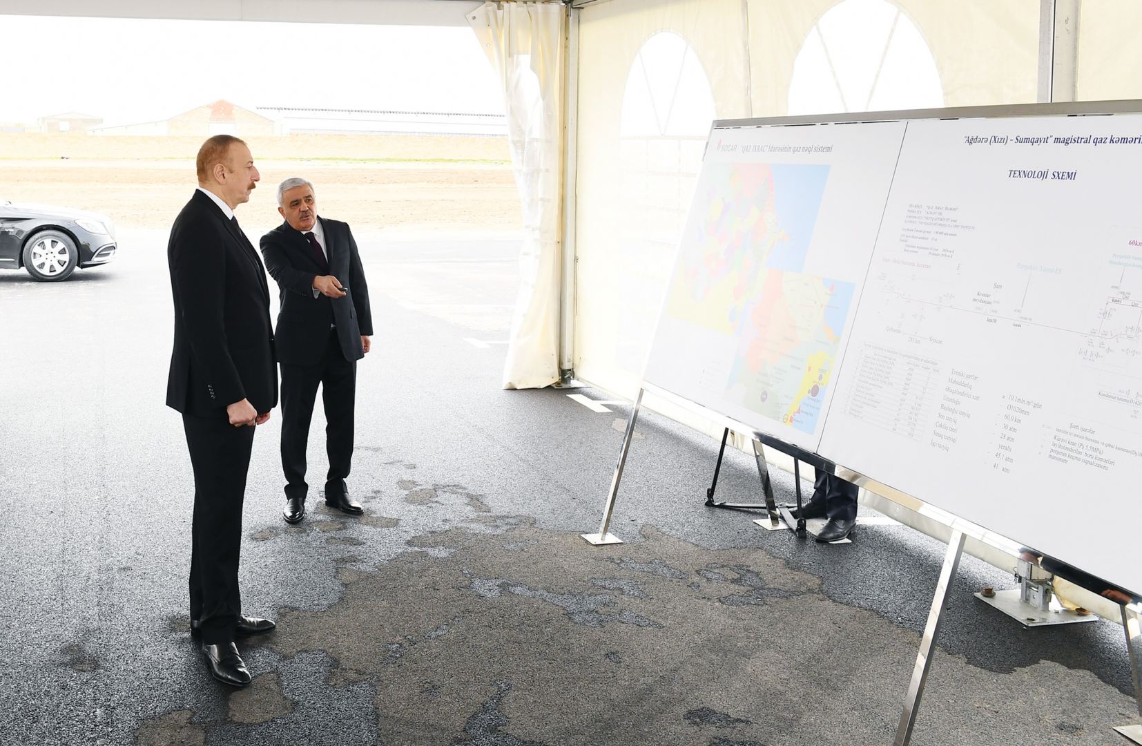 President Ilham Aliyev attended opening of main gas pipeline laid to Sumgayit (PHOTO/VIDEO)