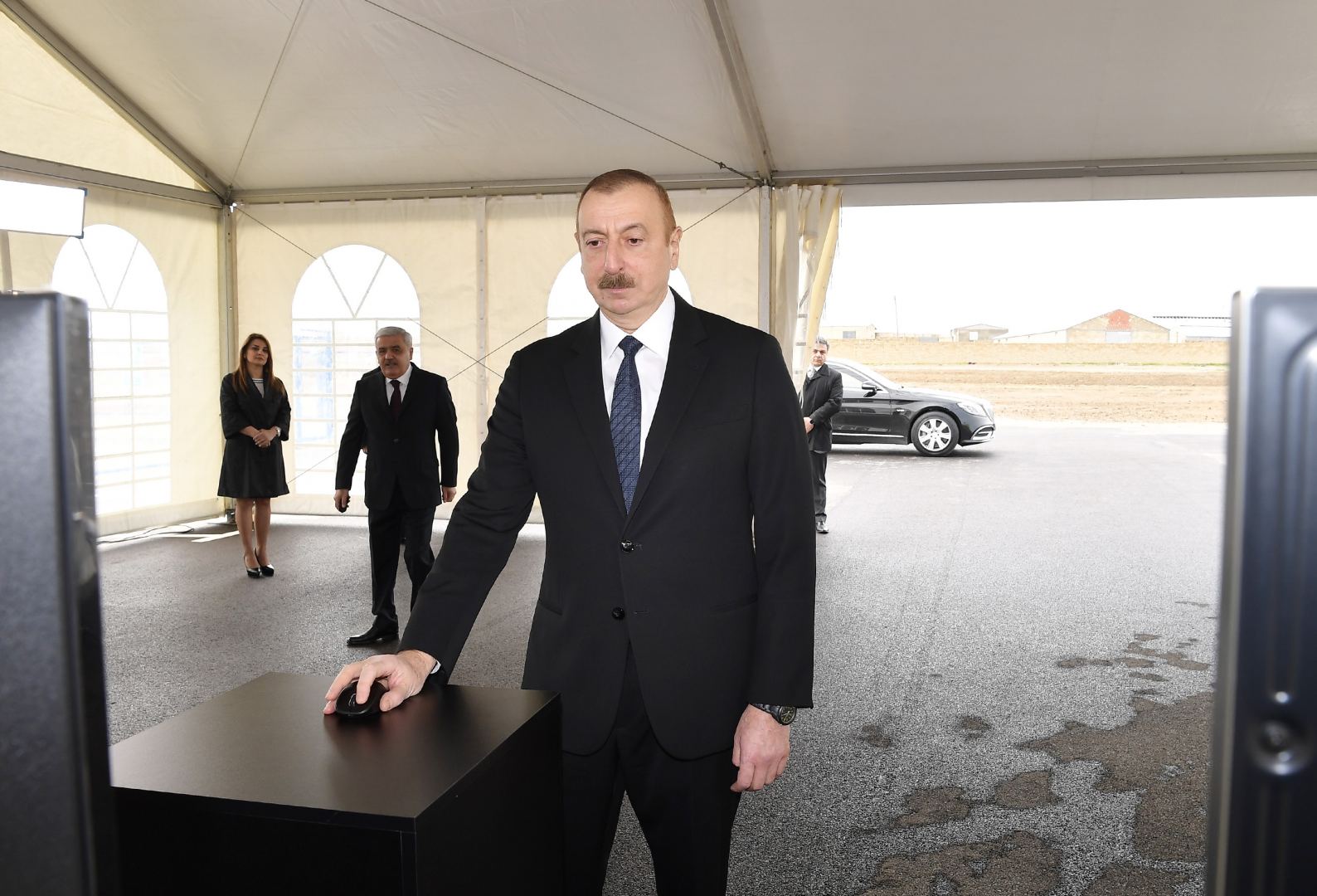 President Ilham Aliyev attended opening of main gas pipeline laid to Sumgayit (PHOTO/VIDEO)