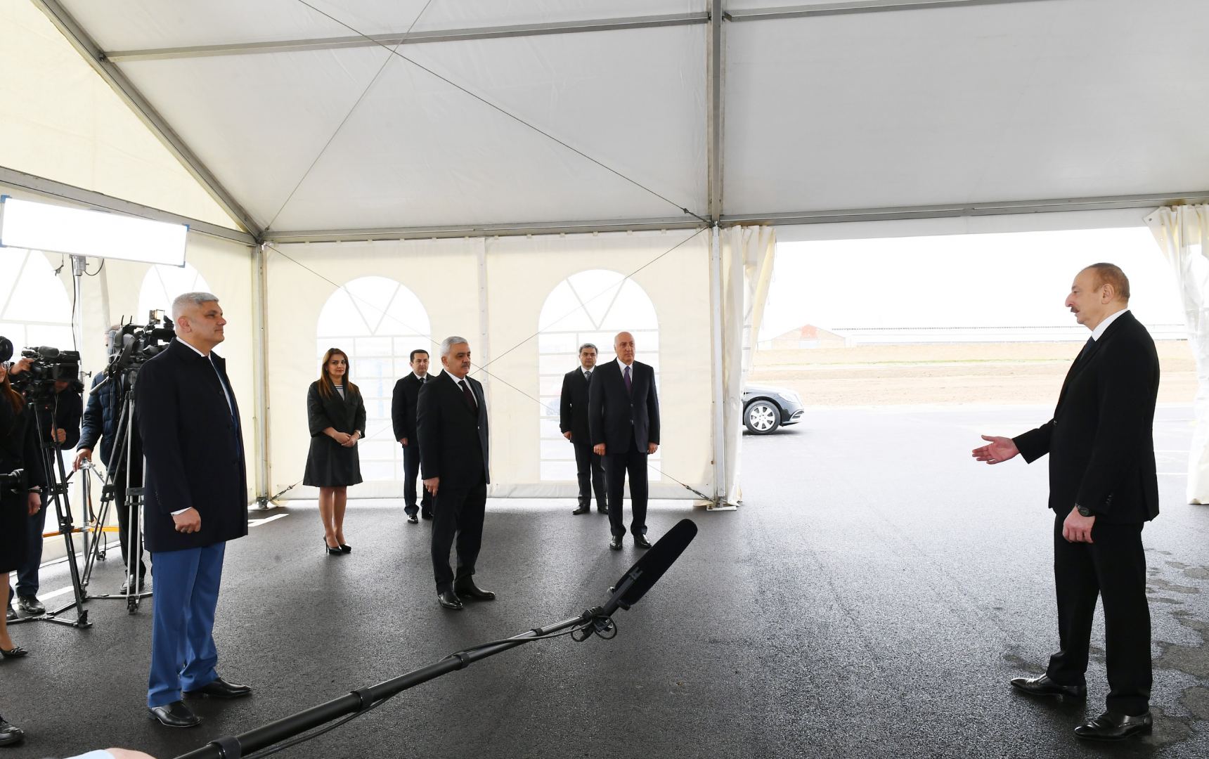 President Ilham Aliyev attended opening of main gas pipeline laid to Sumgayit (PHOTO/VIDEO)