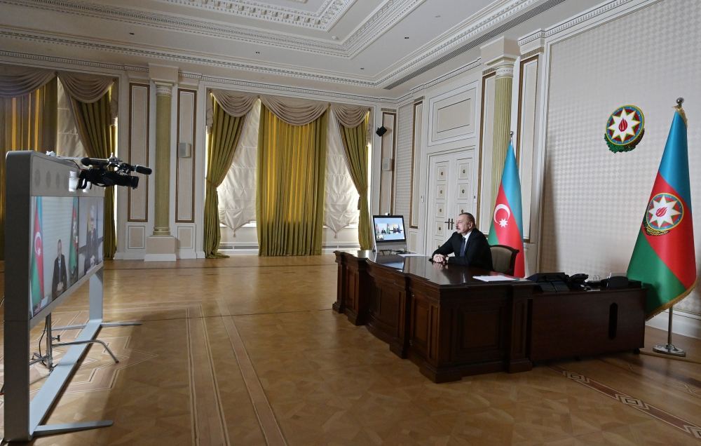 Lithuanian President Gitanas Nauseda and President of Azerbaijan Ilham Aliyev had video call (PHOTO)