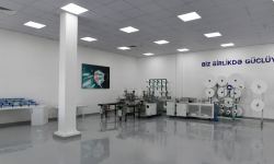 Azerbaijani president, first lady attend opening of face mask factory in Sumgayit (PHOTO/VIDEO)