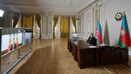 Azerbaijani, Moldovan presidents meet through videoconferencing (PHOTO/VIDEO) (UPDATE)