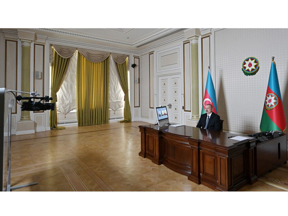 Azerbaijani, Moldovan presidents meet through videoconferencing (PHOTO/VIDEO) (UPDATE)