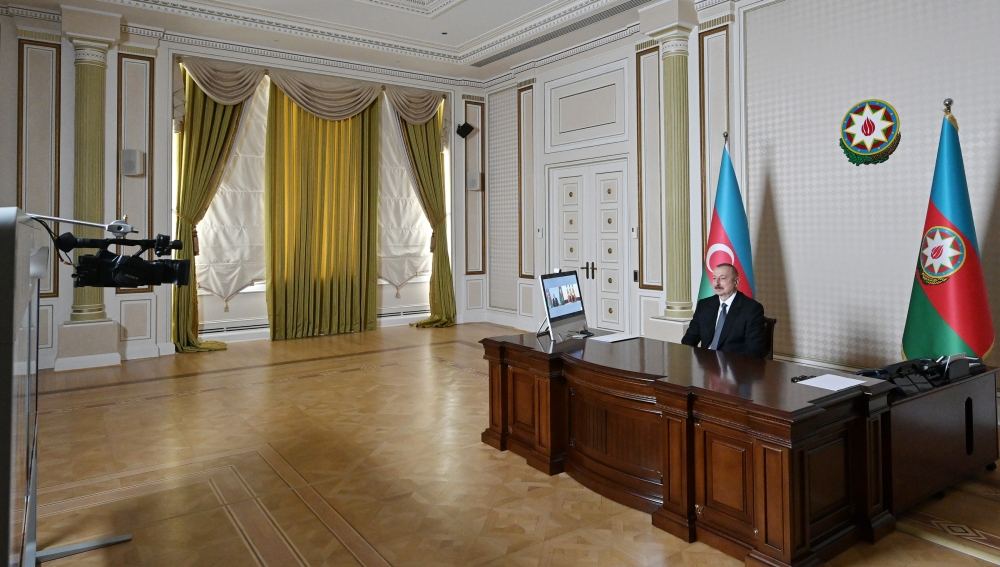 Azerbaijani, Moldovan presidents meet through videoconferencing (PHOTO/VIDEO) (UPDATE)