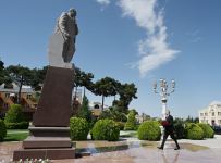 Azerbaijani president arrives in Aghjabadi district for visit (PHOTO/VIDEO)
