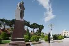 Azerbaijani president arrives in Aghjabadi district for visit (PHOTO/VIDEO)