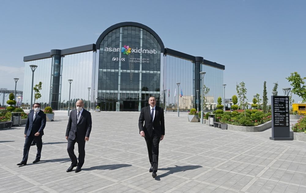 Azerbaijani president inaugurates “ASAN xidmet” center in Aghjabadi (PHOTO/VIDEO)