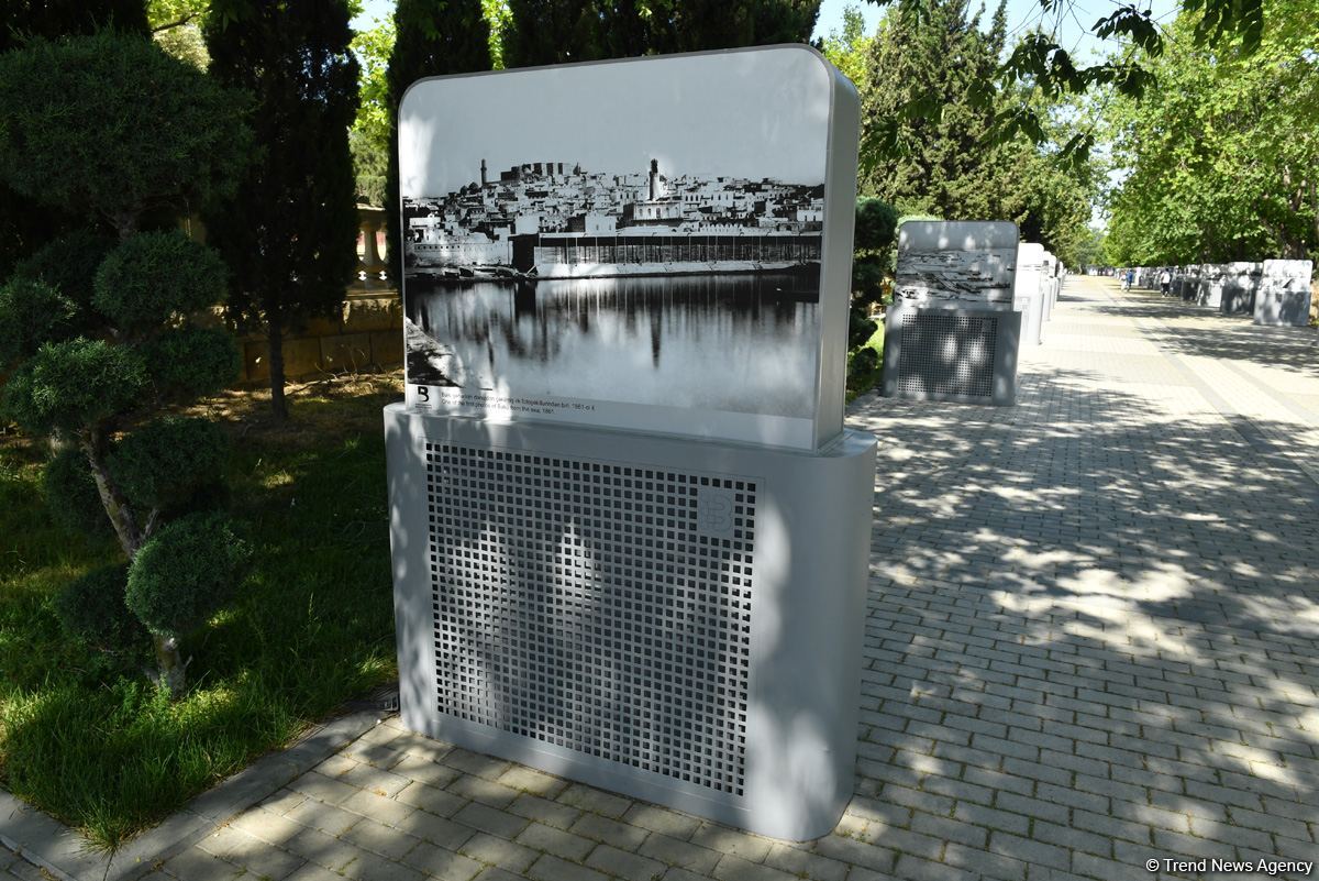 Exhibition of historical Baku photos opens on Baku boulevard (PHOTO)
