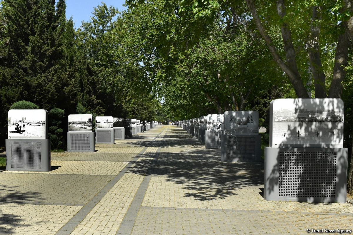 Exhibition of historical Baku photos opens on Baku boulevard (PHOTO)
