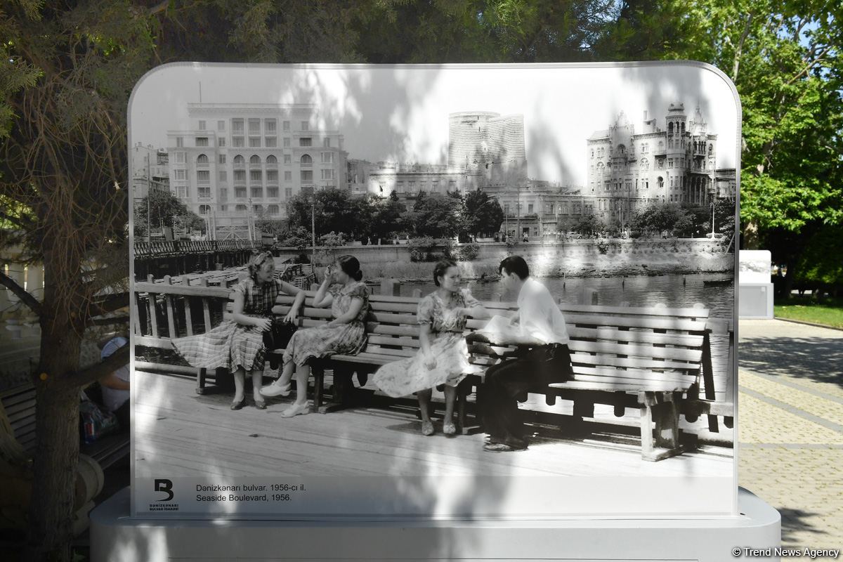 Exhibition of historical Baku photos opens on Baku boulevard (PHOTO)