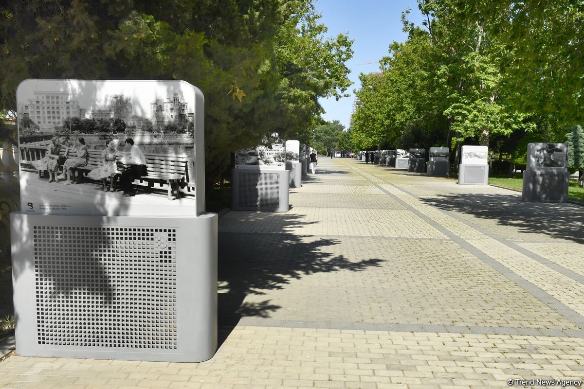 Exhibition of historical Baku photos opens on Baku boulevard (PHOTO)