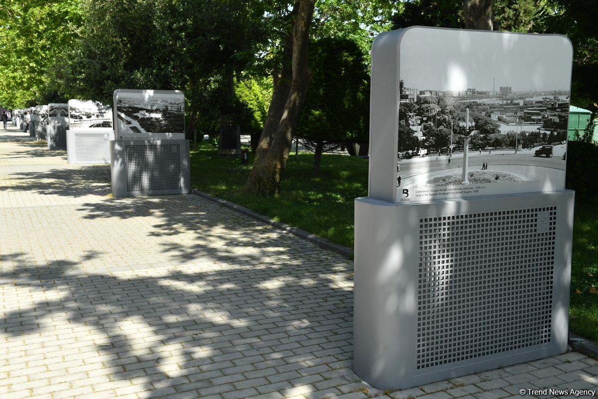 Exhibition of historical Baku photos opens on Baku boulevard (PHOTO)