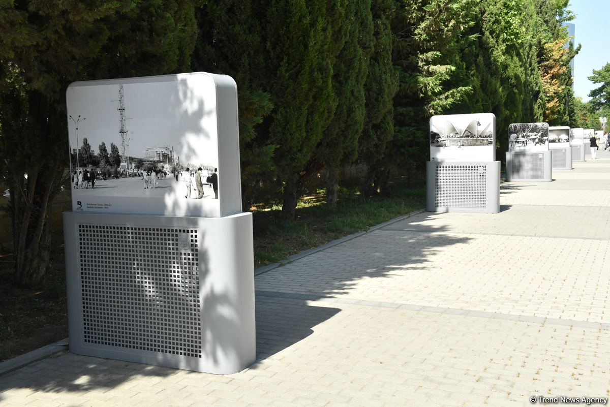 Exhibition of historical Baku photos opens on Baku boulevard (PHOTO)