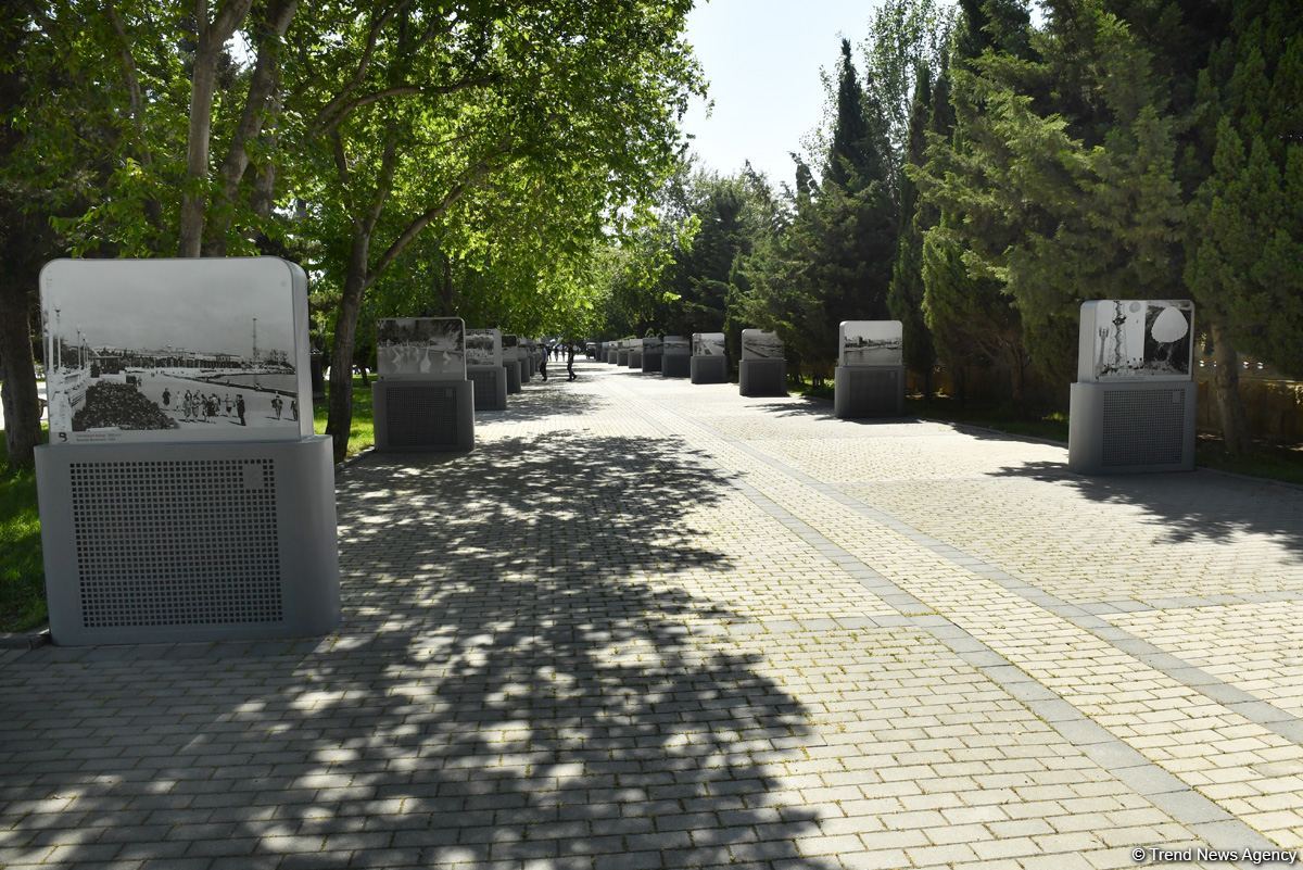 Exhibition of historical Baku photos opens on Baku boulevard (PHOTO)
