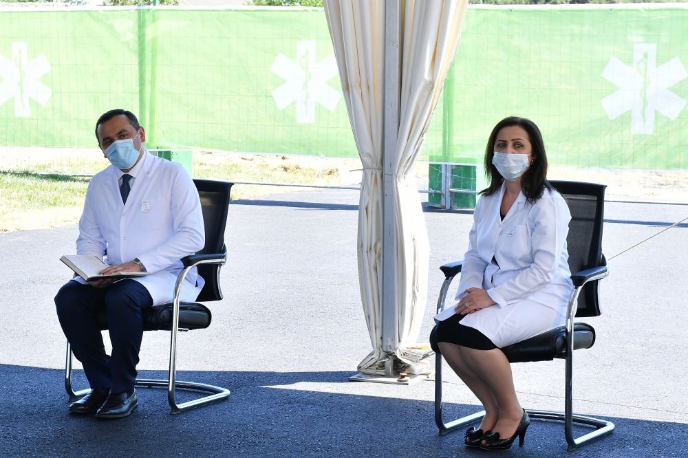 3 modular hospitals inaugurated with participation of President Ilham Aliyev and First Lady Mehriban Aliyeva (PHOTO)