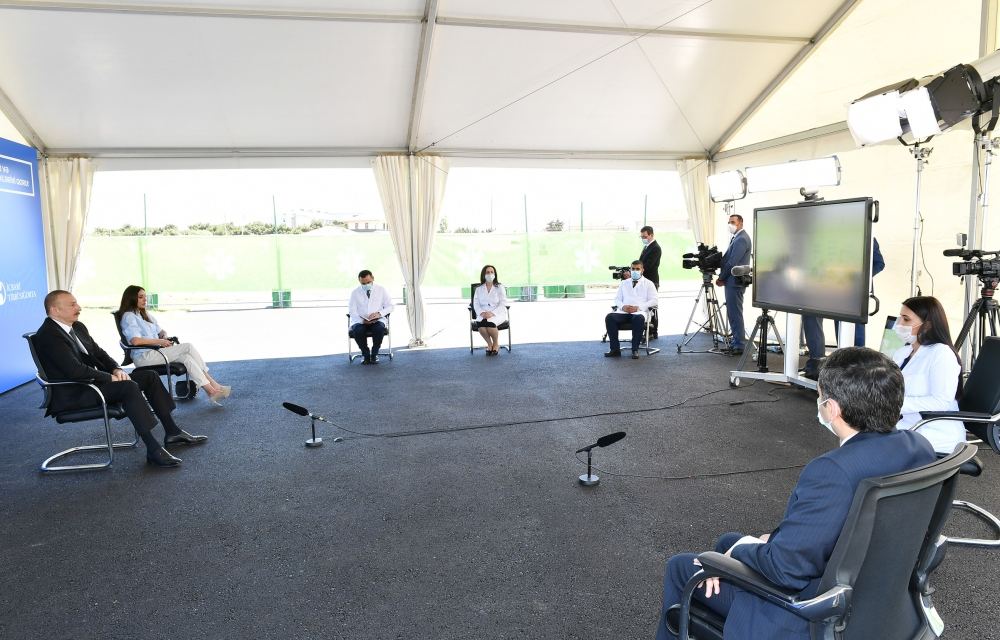 3 modular hospitals inaugurated with participation of President Ilham Aliyev and First Lady Mehriban Aliyeva (PHOTO)