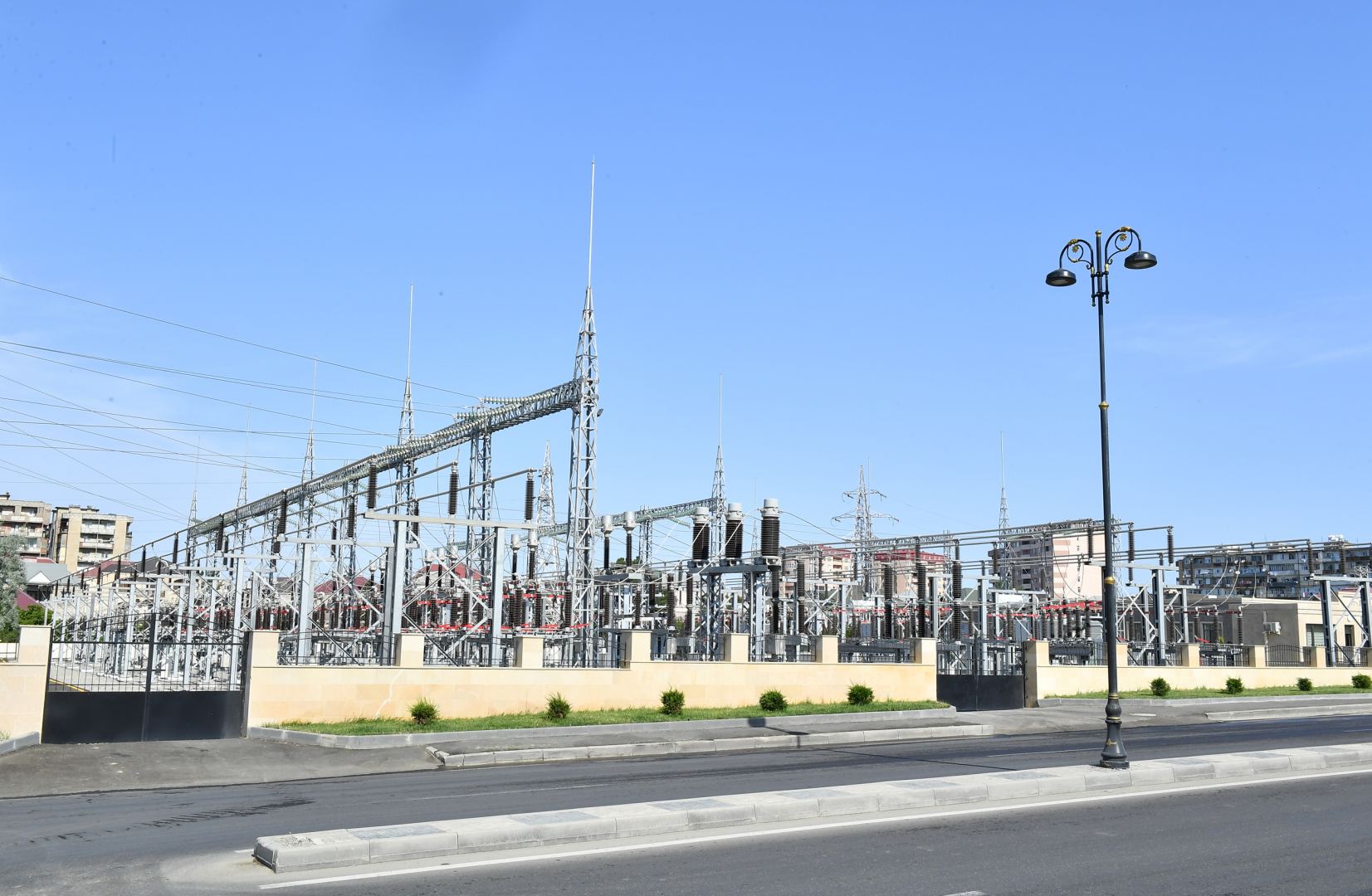 President Ilham Aliyev inaugurates Ahmadli substation owned by AzerEnergy in Khatai district, Baku (PHOTO)