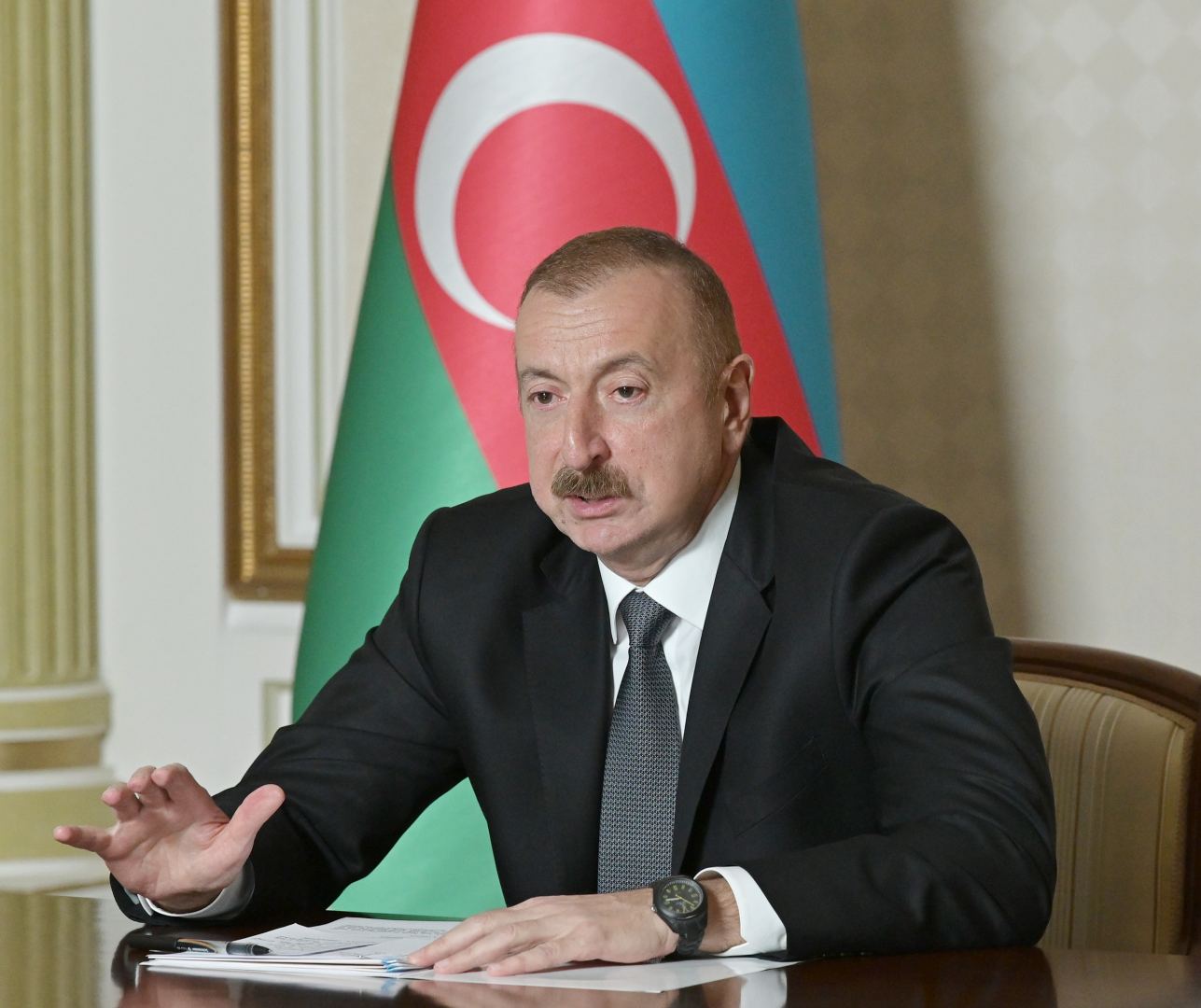 Video conference held between Azerbaijani president, WB’s newly appointed VP (PHOTO)