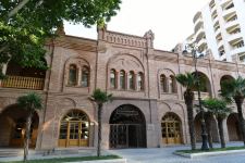 Azerbaijani president, first lady attend opening of Shah Abbas and Ughurlu Khan caravanserai complex in Ganja after restoration (PHOTO)