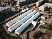 Azerbaijani president, first lady attend inauguration of modular hospital in Ganja (PHOTO)