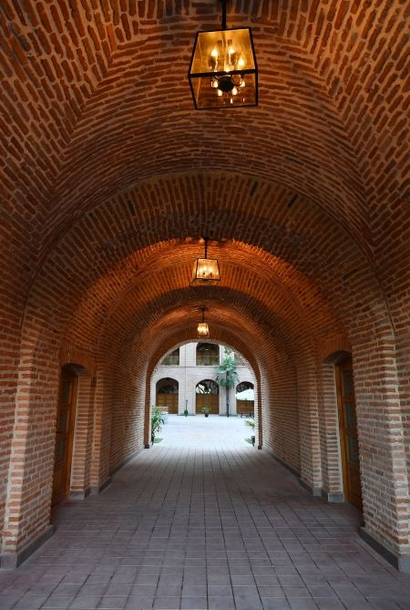 Azerbaijani president, first lady attend opening of Shah Abbas and Ughurlu Khan caravanserai complex in Ganja after restoration (PHOTO)