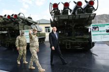 Azerbaijani president attends opening of Defense Ministry’s military unit (PHOTO)