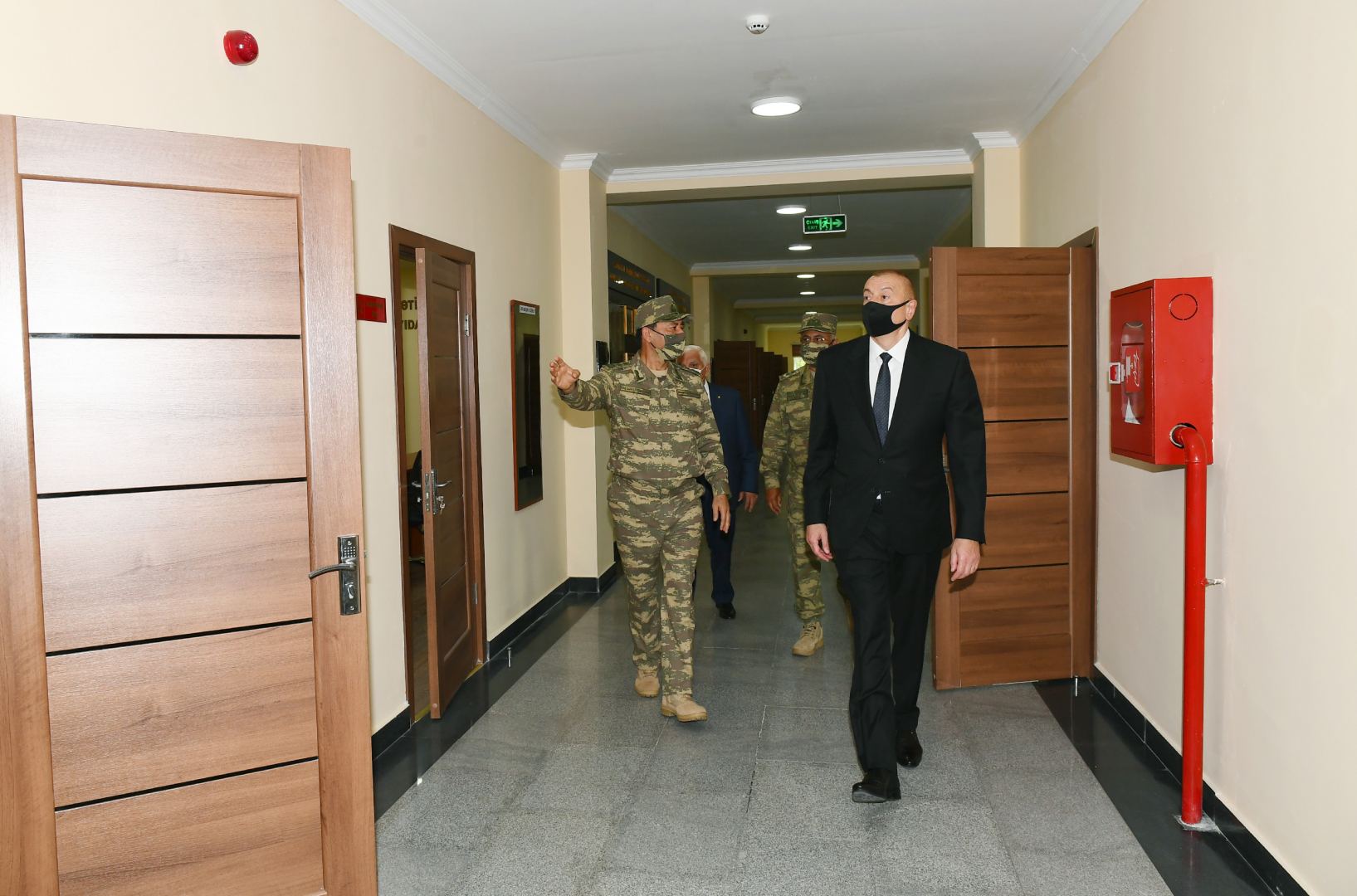 Azerbaijani president attends opening of Defense Ministry’s military unit (PHOTO)