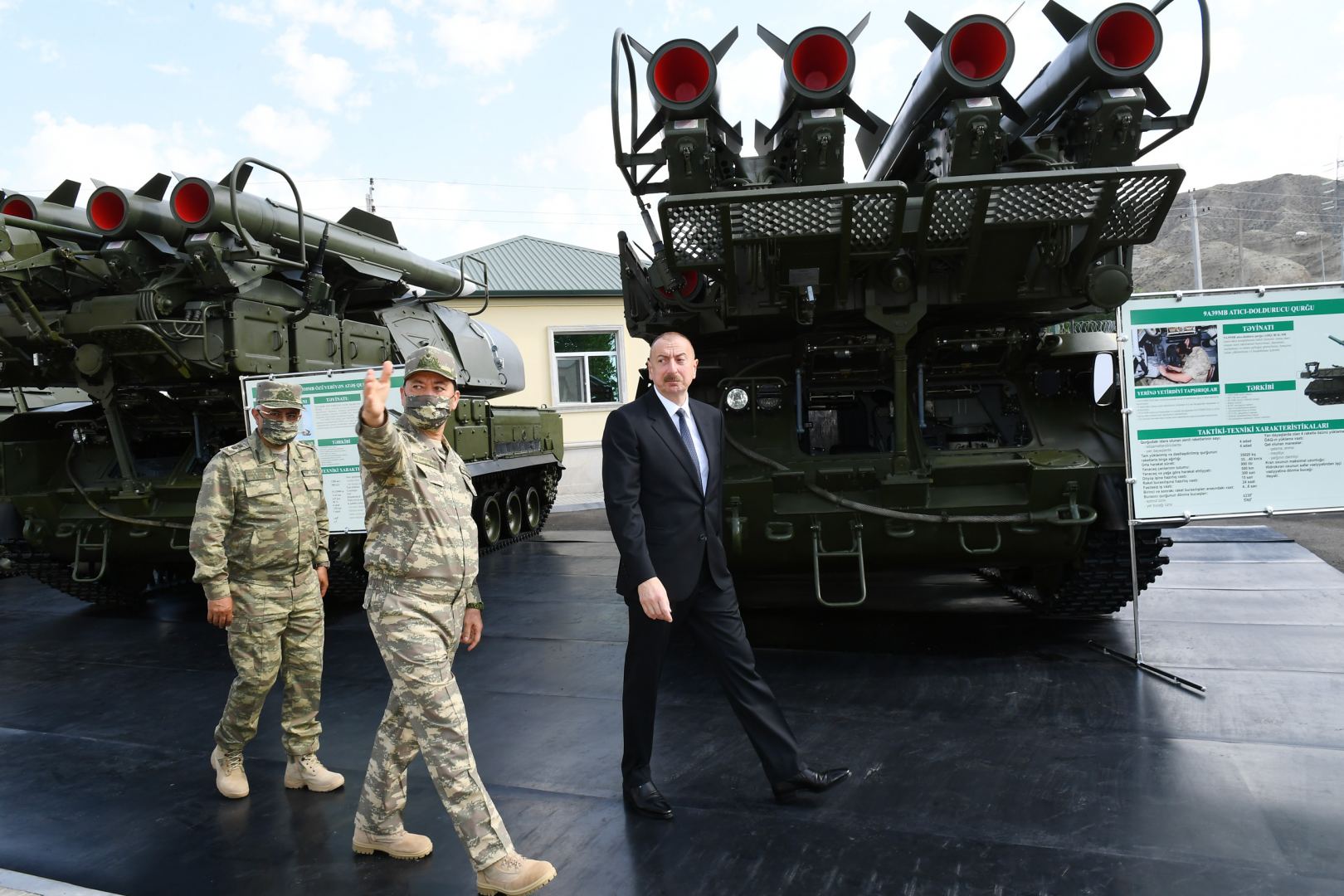 Azerbaijani president attends opening of Defense Ministry’s military unit (PHOTO)