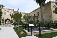 Azerbaijani president, first lady view restoration and conservation work carried out in part of Icherisheher (PHOTO/VIDEO)