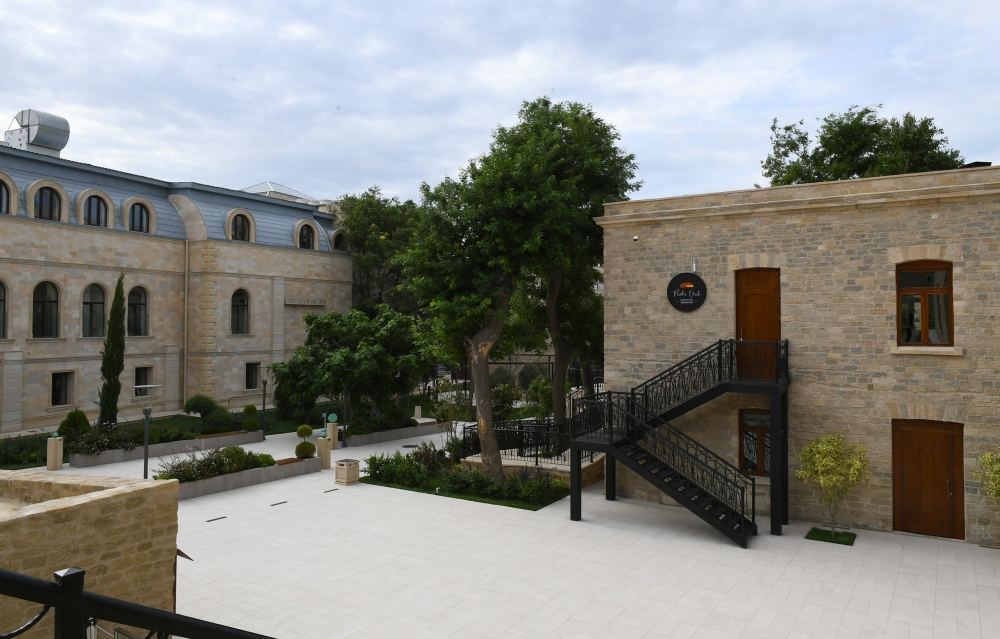 Azerbaijani president, first lady view restoration and conservation work carried out in part of Icherisheher (PHOTO/VIDEO)