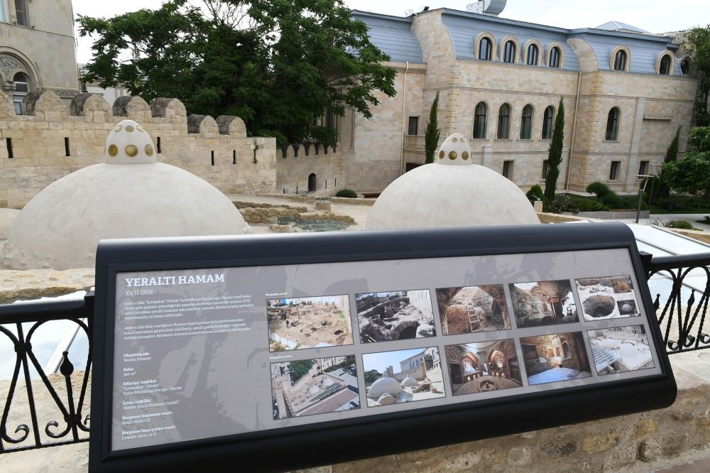 Azerbaijani president, first lady view restoration and conservation work carried out in part of Icherisheher (PHOTO/VIDEO)