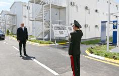 Azerbaijani president, first lady attend inauguration of modular hospital in Baku (PHOTO/VIDEO)