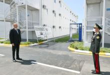 Azerbaijani president, first lady attend inauguration of modular hospital in Baku (PHOTO/VIDEO)