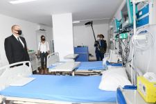 Azerbaijani president, first lady attend inauguration of modular hospital in Baku (PHOTO/VIDEO)