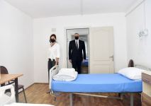 Azerbaijani president, first lady attend inauguration of modular hospital in Baku (PHOTO/VIDEO)