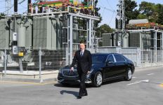 President Aliyev inaugurates renovated “8th km” substation owned by AzerEnergy in Baku (PHOTO)