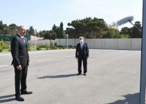 President Aliyev inaugurates renovated “8th km” substation owned by AzerEnergy in Baku (PHOTO)