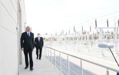 President Aliyev inaugurates renovated “8th km” substation owned by AzerEnergy in Baku (PHOTO)