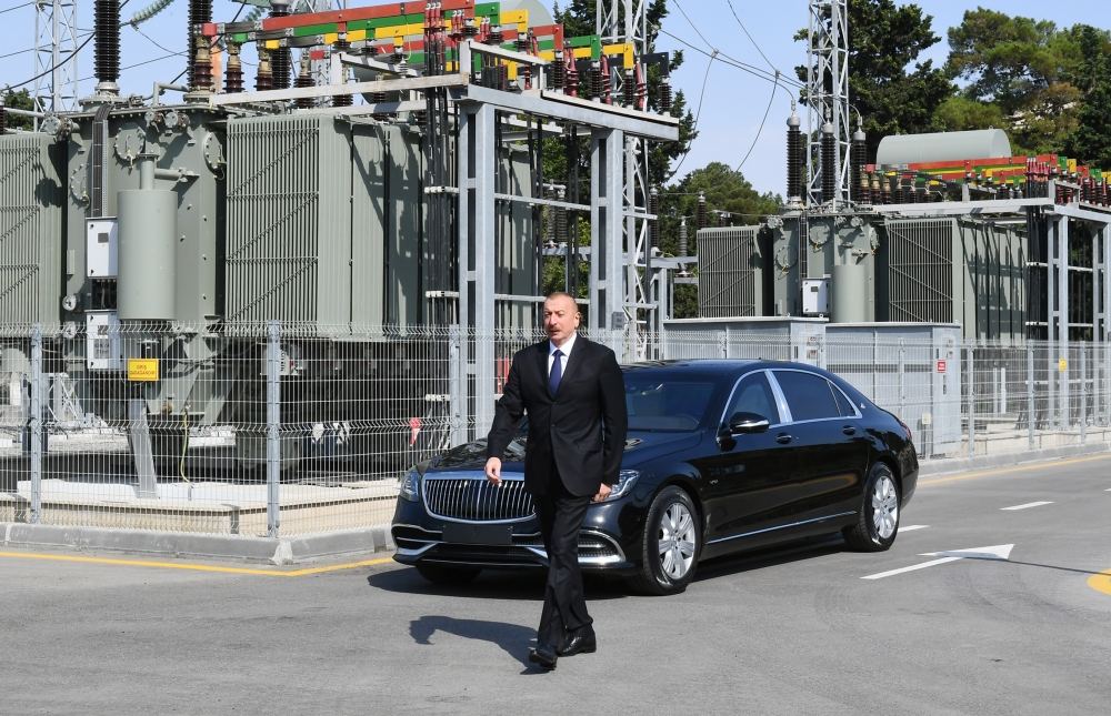 President Aliyev inaugurates renovated “8th km” substation owned by AzerEnergy in Baku (PHOTO)