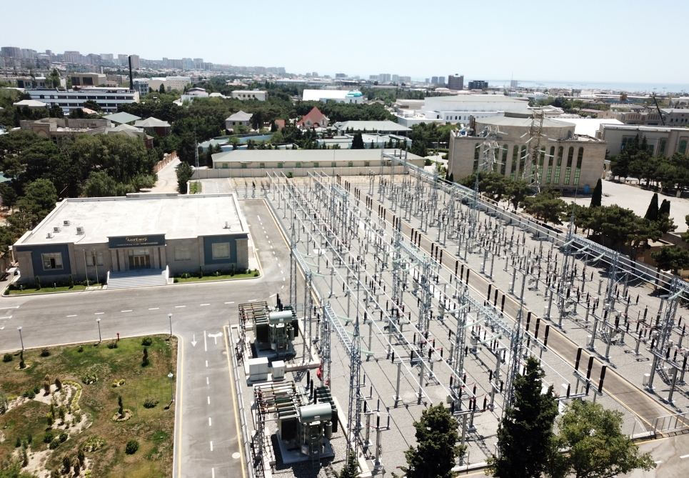 President Aliyev inaugurates renovated “8th km” substation owned by AzerEnergy in Baku (PHOTO)