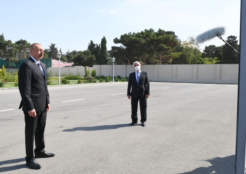 President Aliyev inaugurates renovated “8th km” substation owned by AzerEnergy in Baku (PHOTO)
