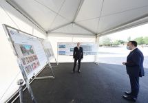 President Ilham Aliyev attends groundbreaking ceremony for “DOST Evi” center in Ismayilli (PHOTO)