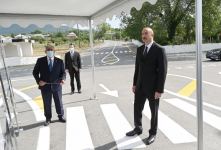 President Aliyev inaugurates newly reconstructed Mughanli-Ismayilli-Tazakand-Aghbulag-Goshakand highway (PHOTO)