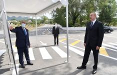 President Aliyev inaugurates newly reconstructed Mughanli-Ismayilli-Tazakand-Aghbulag-Goshakand highway (PHOTO)