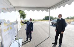 President Aliyev views reconstruction of part of Baku-Shamakhi-Mughanli-Ismayilli-Gabala highway